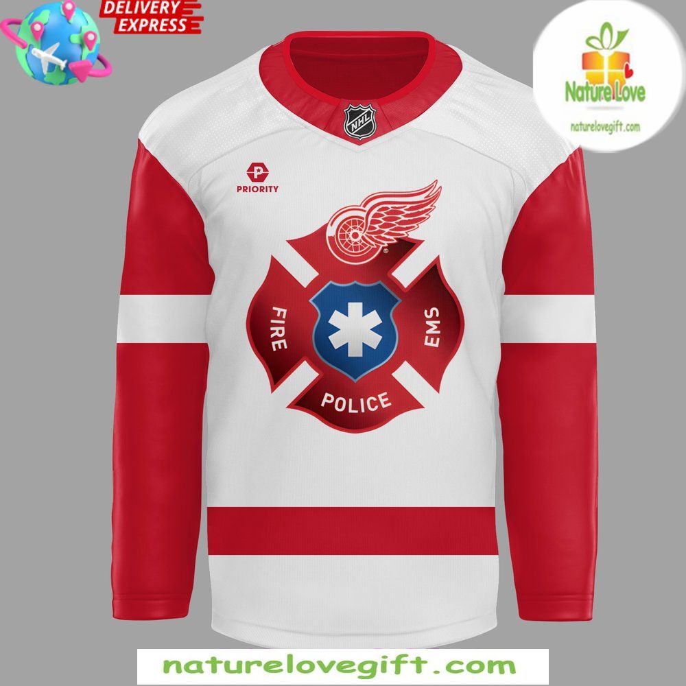 Detroit Red Wings Hockey Jersey Hometown Heroes Night Special