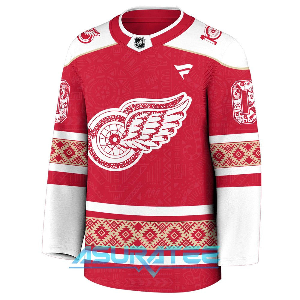 Detroit Red Wings x Indigenous People Heritage 2025 Hockey Jersey