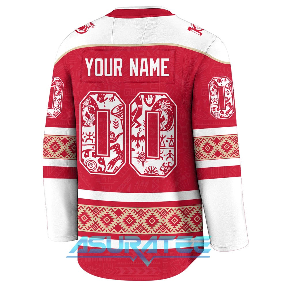 Detroit Red Wings x Indigenous People Heritage 2025 Hockey Jersey