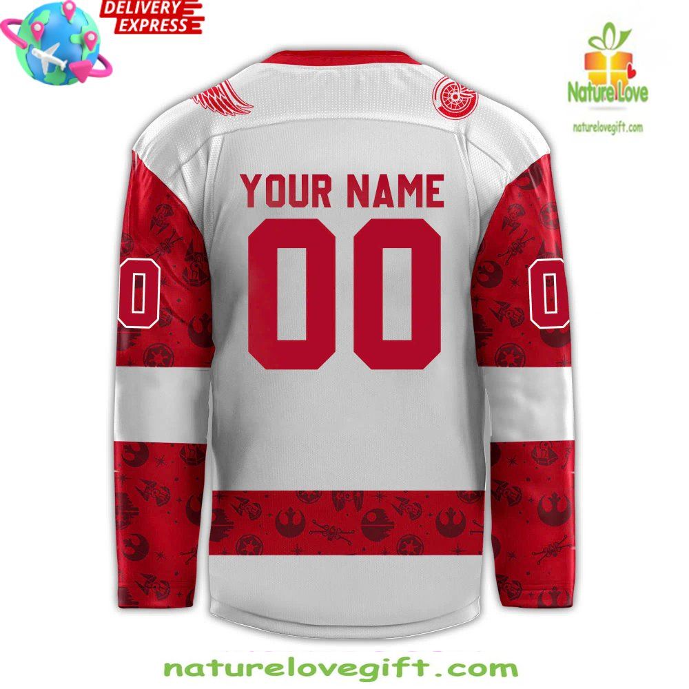 Star Wars Red Wings 2026 Custom Hockey Jersey Night