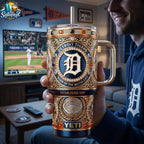Detroit Tigers 40oz Heritage Collection With Handle Tumbler