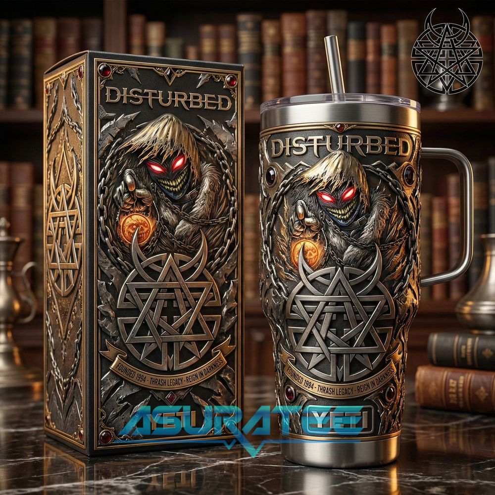 Disturbed Band Reign in Darkness 2026 YETI Tumbler