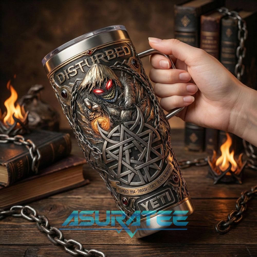 Disturbed Band Reign in Darkness 2026 YETI Tumbler