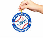 Dodgers 2025 World Series Champions Ornament
