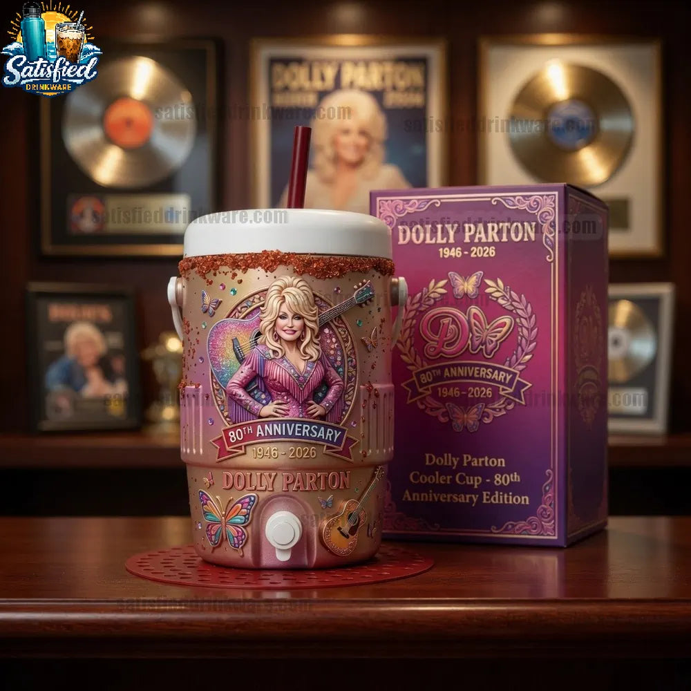 Dolly Parton 80th Anniversary Commemorative Cooler Cup