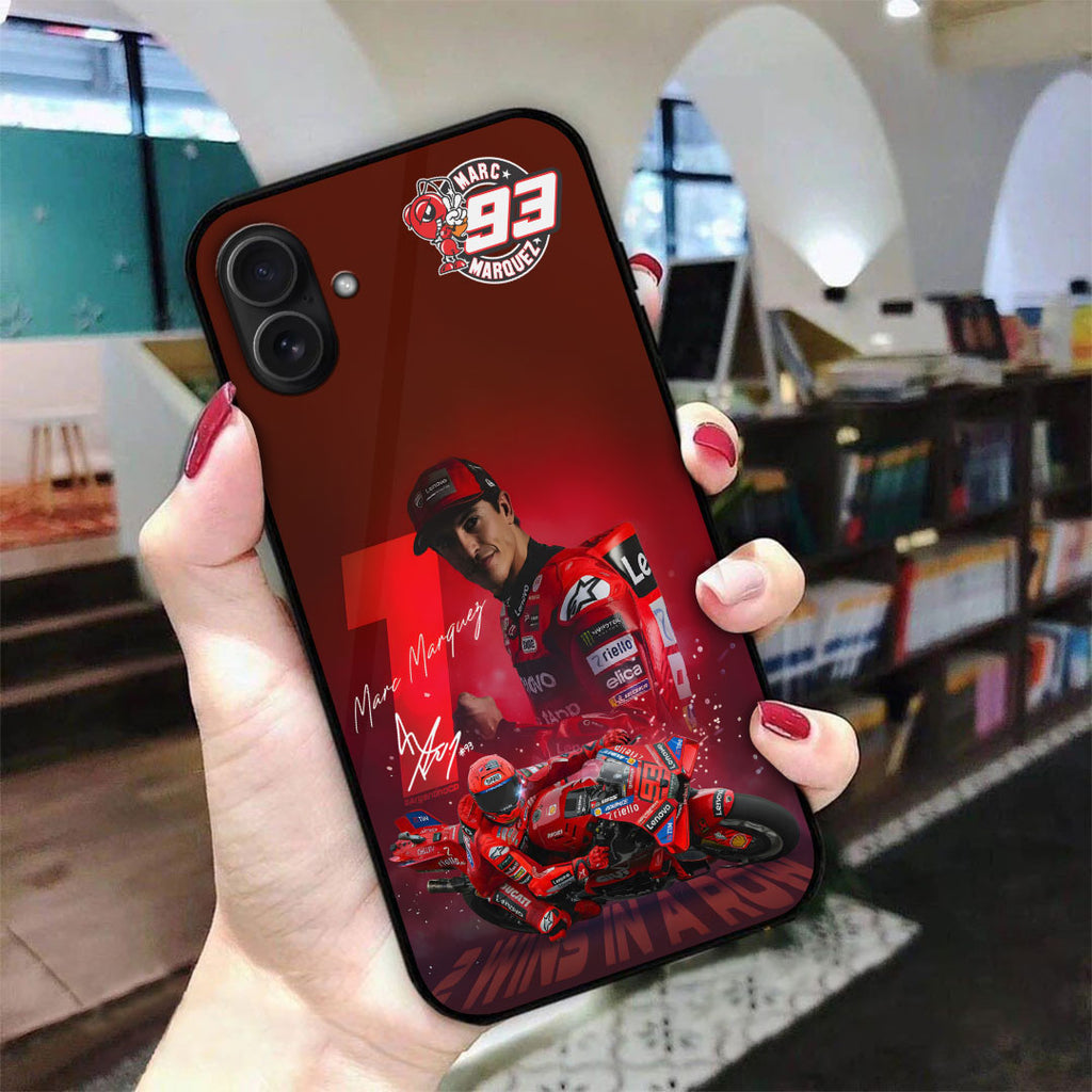 Ducati Lenovo Team x Marc Márquez 2025 MotoGP World Champion Phone Case – GNENEW657