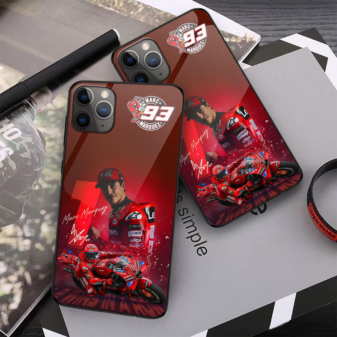 Ducati Lenovo Team x Marc Márquez 2025 MotoGP World Champion Phone Case – GNENEW657