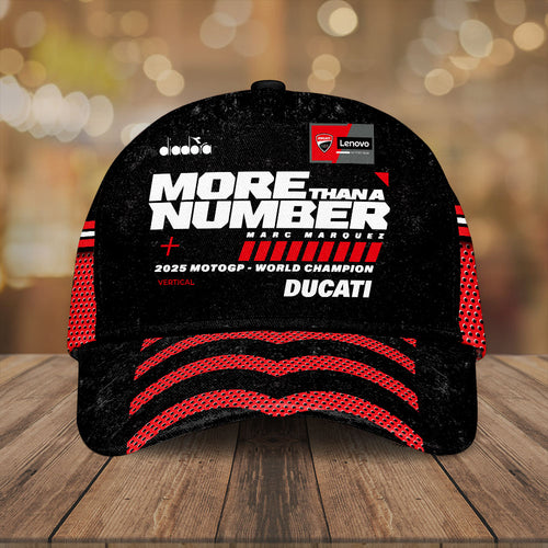 Ducati Lenovo Team x Marc Márquez 2025 World Champion Classic Cap – HOATT13548