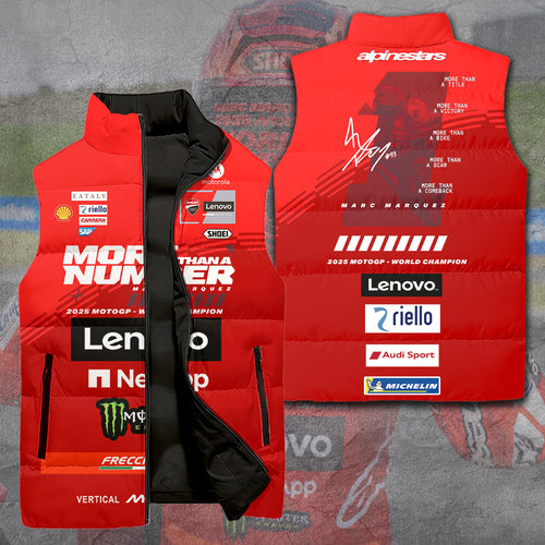 Ducati Lenovo Team x Marc Márquez 3D Sleeveless Down Jacket – TANTN16961