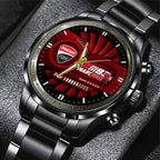 Ducati Lenovo Team x Marc Márquez Black Stainless Steel Watch – MAITM 10285