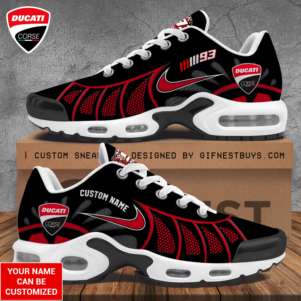 Personalized Ducati Lenovo Team x Marc Marquez Air Max Shoes – TANTN 11601