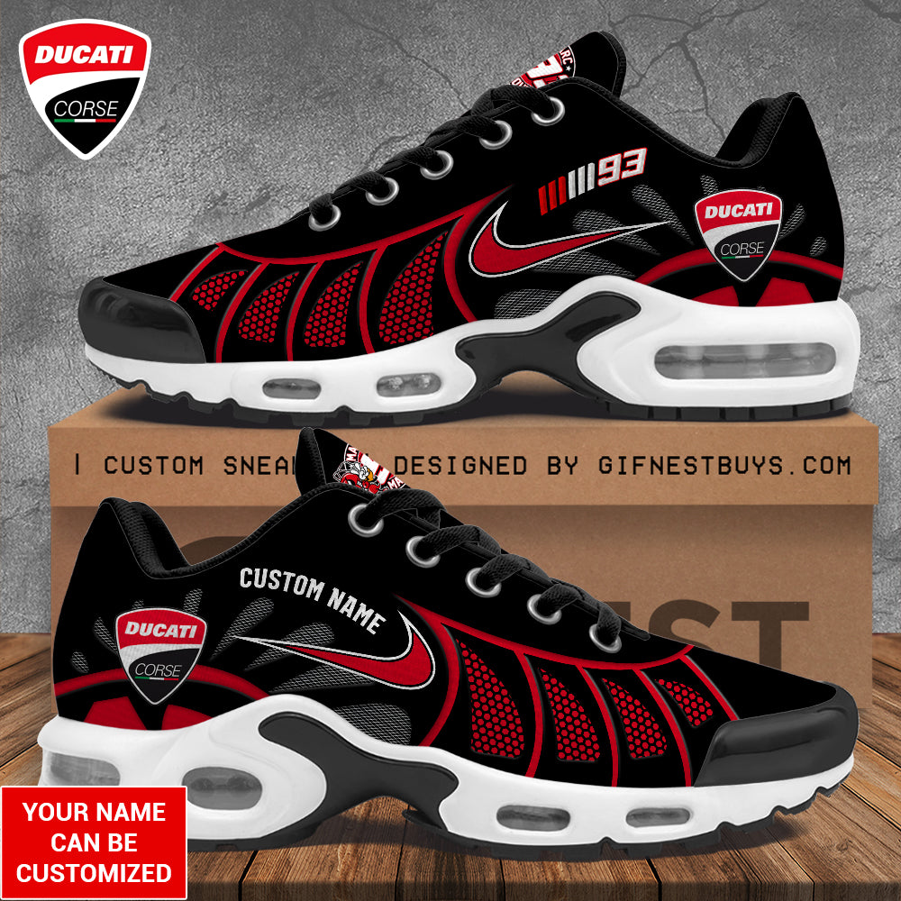 Personalized Ducati Lenovo Team x Marc Marquez Air Max Shoes – TANTN 11601