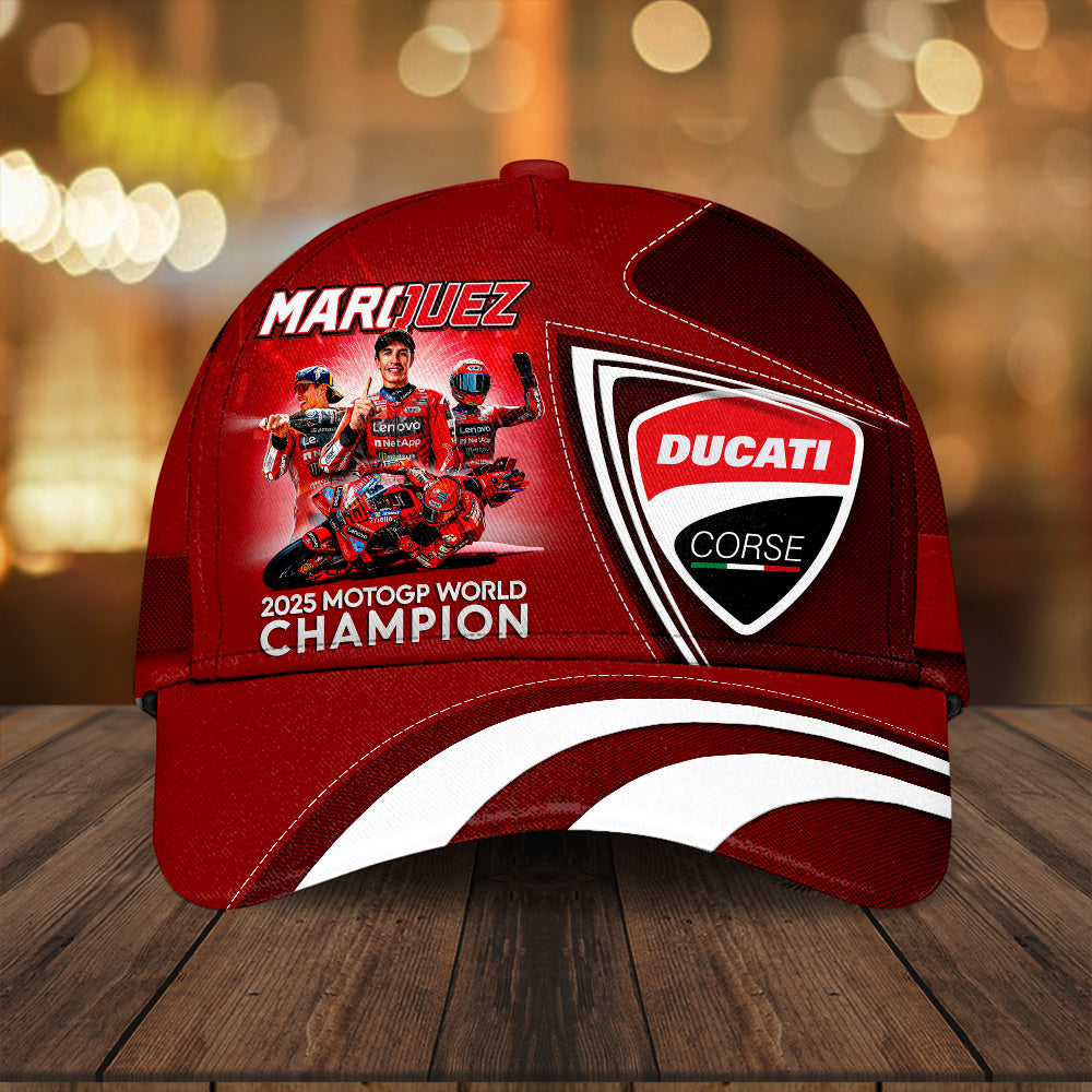 Ducati Lenovo Team x Marc Márquez 2025 World Champion Classic Cap – HOATT13558