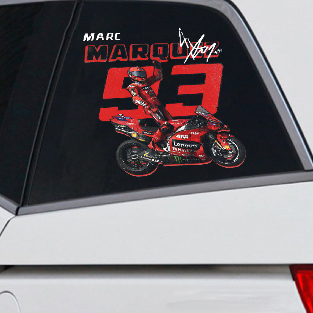 Ducati Lenovo Team x Marc Márquez 3D Car Sticker – HOATT13882