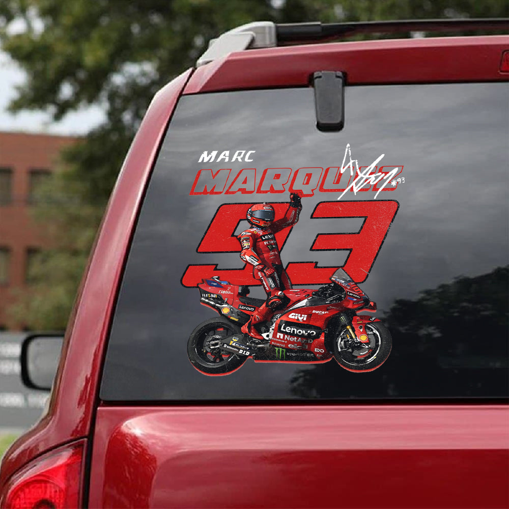 Ducati Lenovo Team x Marc Márquez 3D Car Sticker – HOATT13882