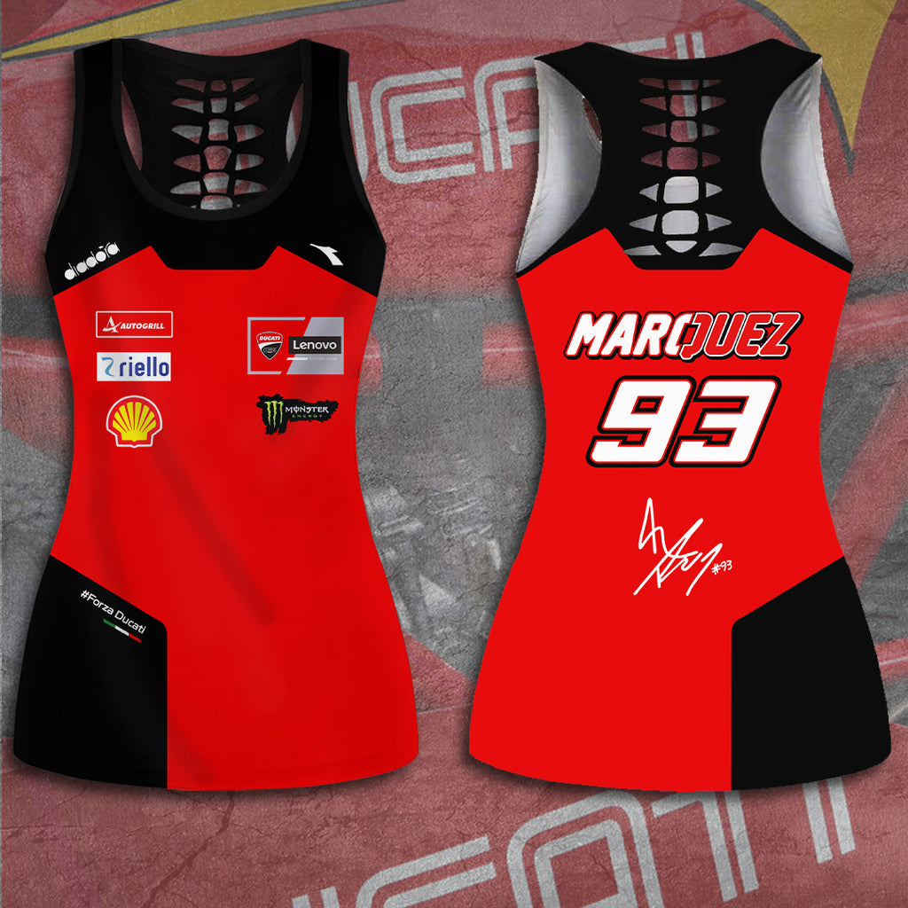 Ducati Lenovo Team x Marc Marquez Hollow Tank Top Leggings – TANTN 11529