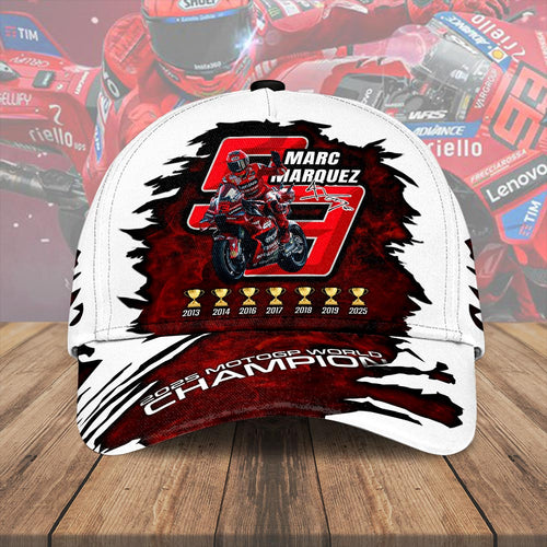Ducati Lenovo Team x Marc Márquez 2025 MotoGP World Champion Classic Cap – GNE4496