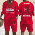 Ducati Lenovo Team x Marc Márquez 2025 Champion V-Neck Knitted Set – GNE4512