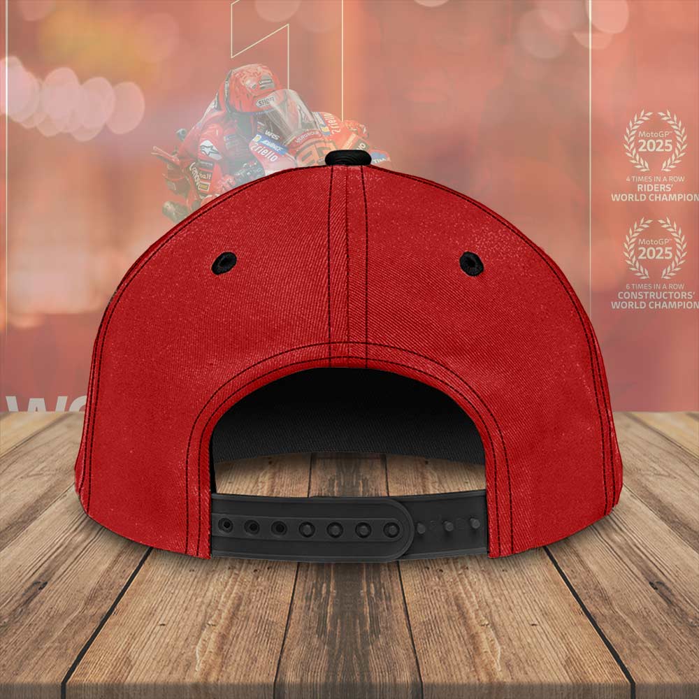 Ducati Lenovo Team x Marc Márquez 2025 World Champion Classic Cap – HOATT13658