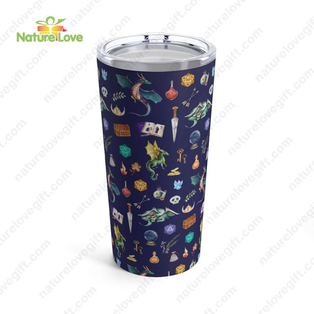 Dungeons and Dragons Items Tumbler DnD Dungeons and Dragons Gift
