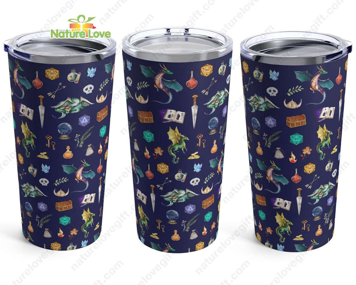 Dungeons and Dragons Items Tumbler DnD Dungeons and Dragons Gift