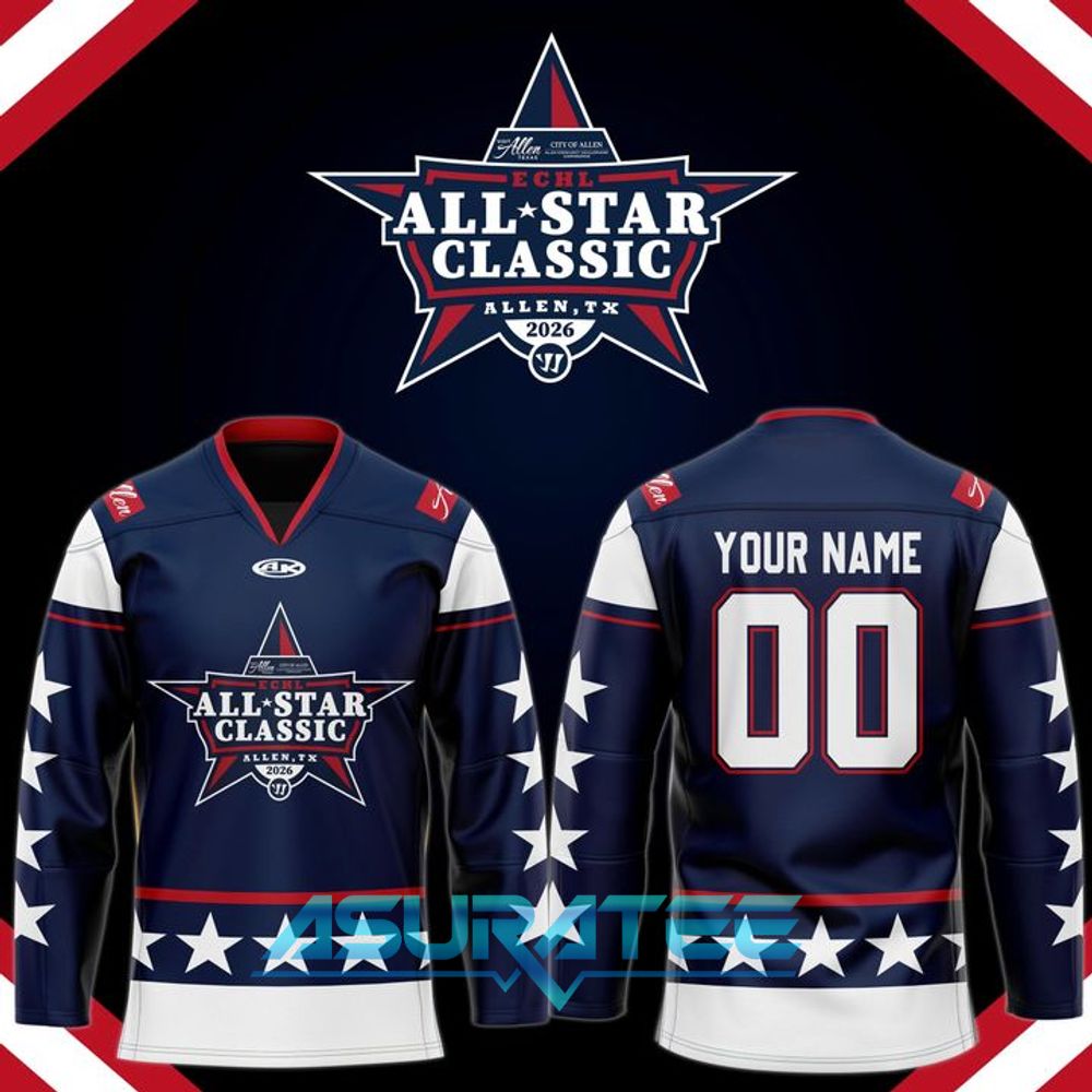 ECHL 2026 All-Star Classic Navy Hockey Jersey