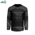ECHL Kansas City Mavericks Personalized 2026-27 Blackout V-Neck Hockey Jersey