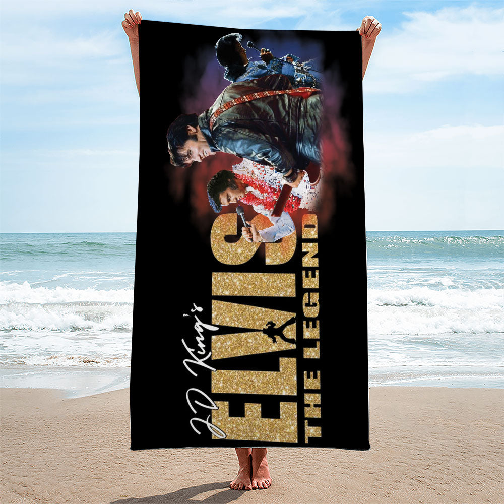 Elvis Presley Rectangle Beach Towel – TMTHU897