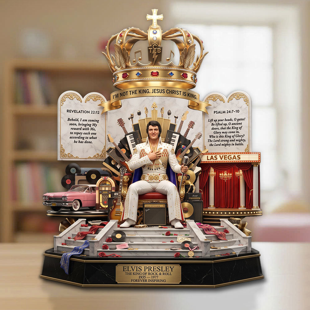 Elvis Presley Custom Shape Acrylic Plaque – TMTHU7256