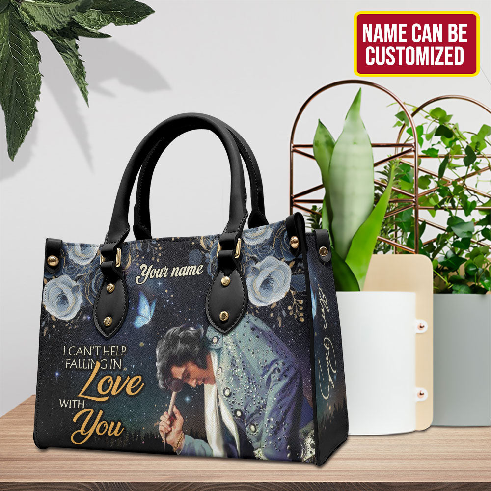 Personalized Elvis Presley Leather HandBag – TMTHU1084