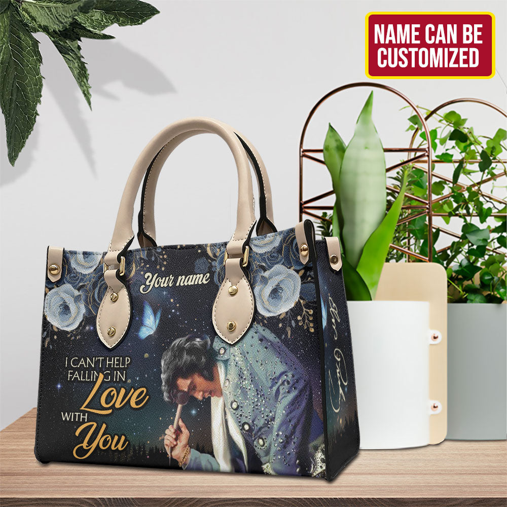 Personalized Elvis Presley Leather HandBag – TMTHU1084