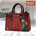 Personalized Elvis Presley Leather HandBag – TMTHU2648