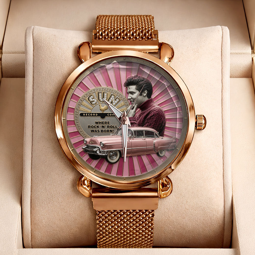 Elvis Presley Mesh Strap Quartz Watch – TMTHU8043