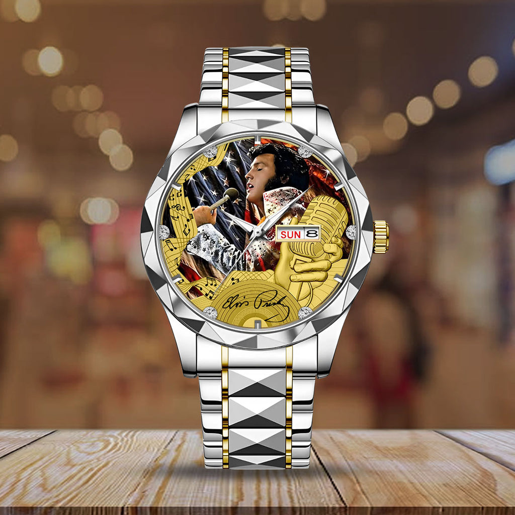 Elvis Presley Alloy Luxury Quartz Watch – TMTHU720