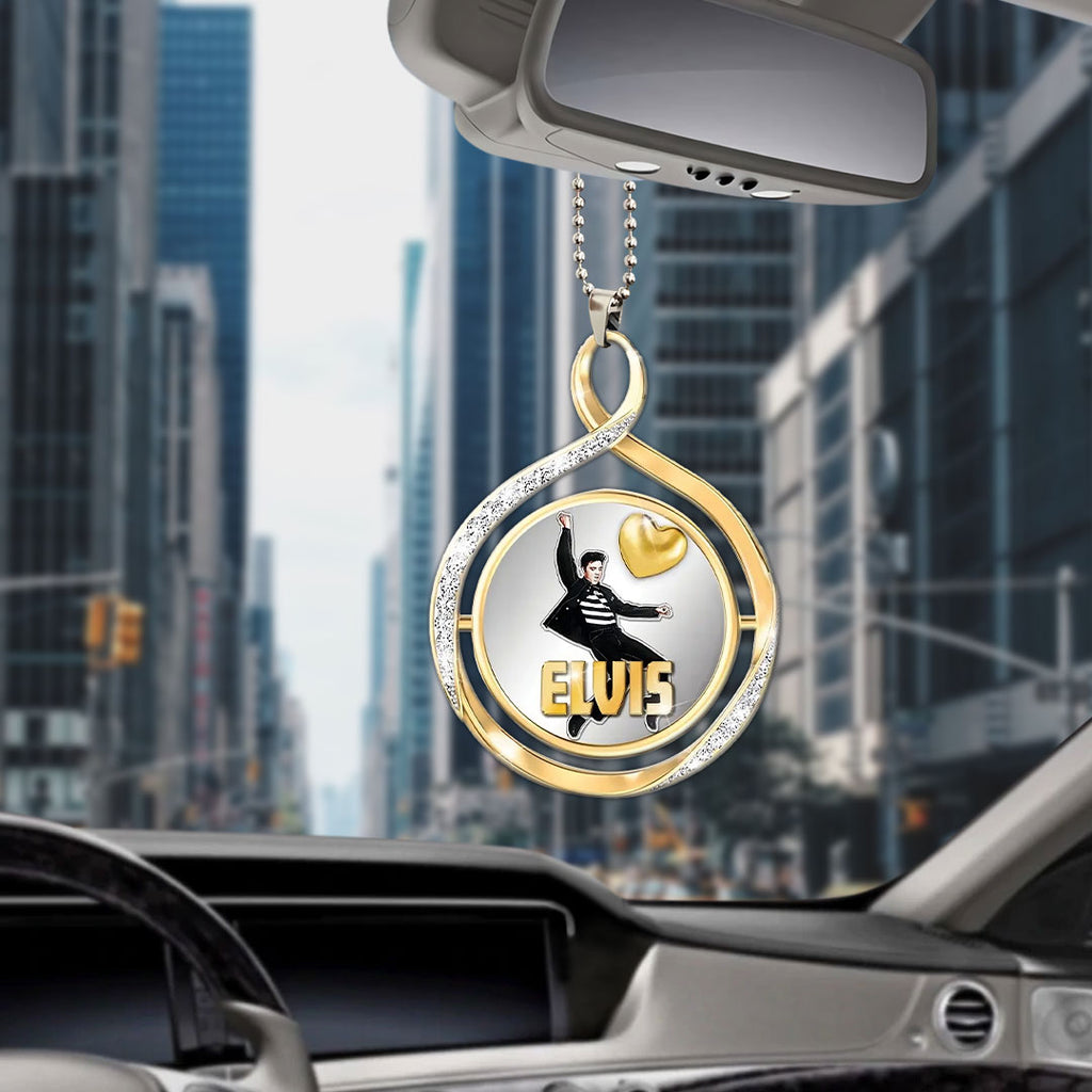 Elvis Presley Custom Shape 2-sided Acrylic Car Ornament – MAITM 8828