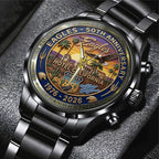 Eagles 50th Anniversary Black Stainless Steel Watch - TANTN24794