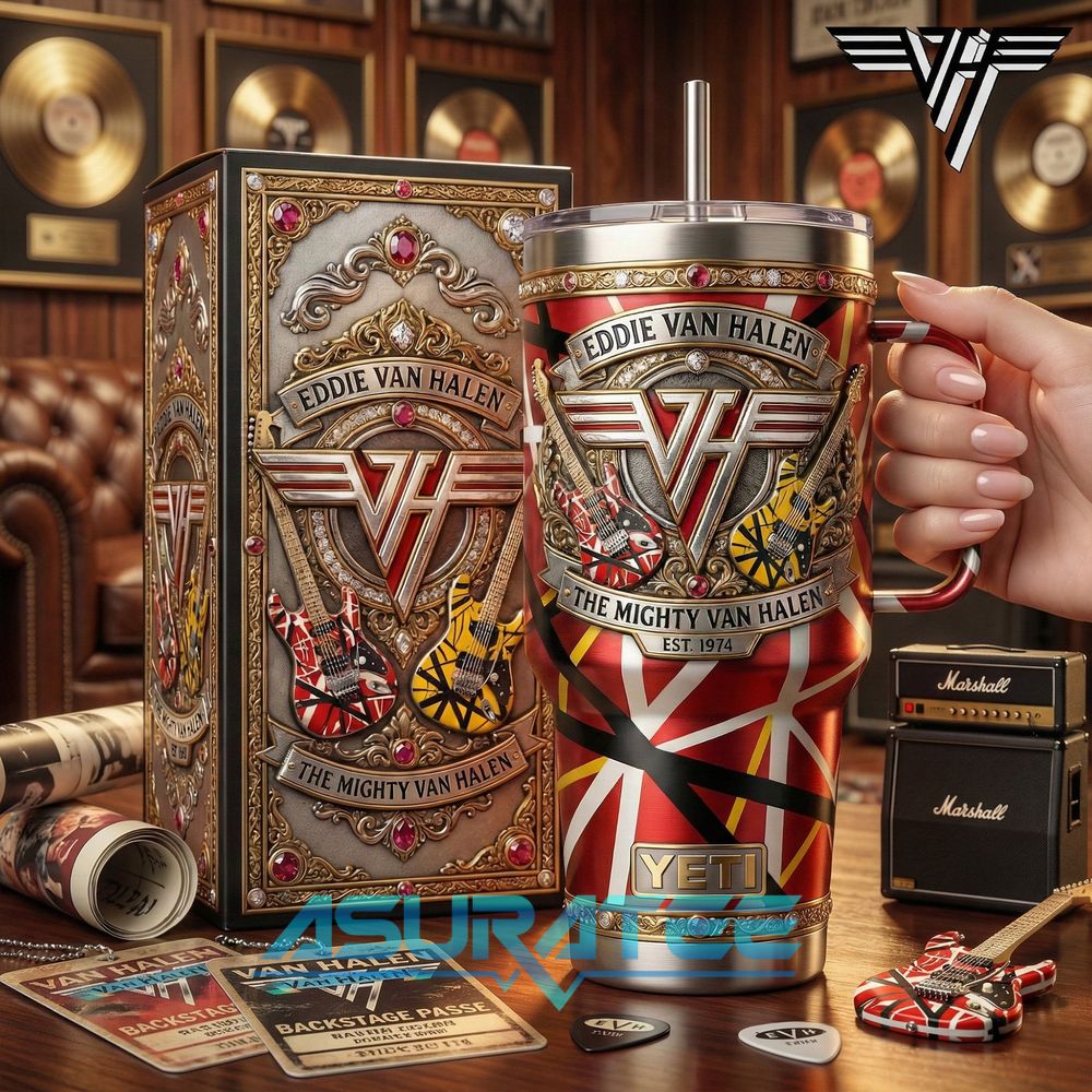 Eddie Van Halen The Mighty Van Halen Special YETI Tumbler