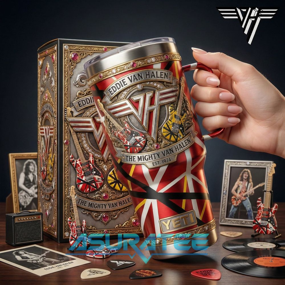 Eddie Van Halen The Mighty Van Halen Special YETI Tumbler