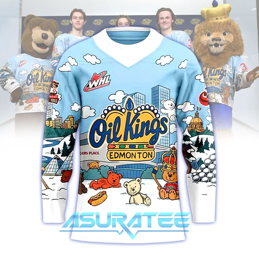 Edmonton Oil Kings Turn Stuffies Loose on City for Teddy Bear Toss Jerseys