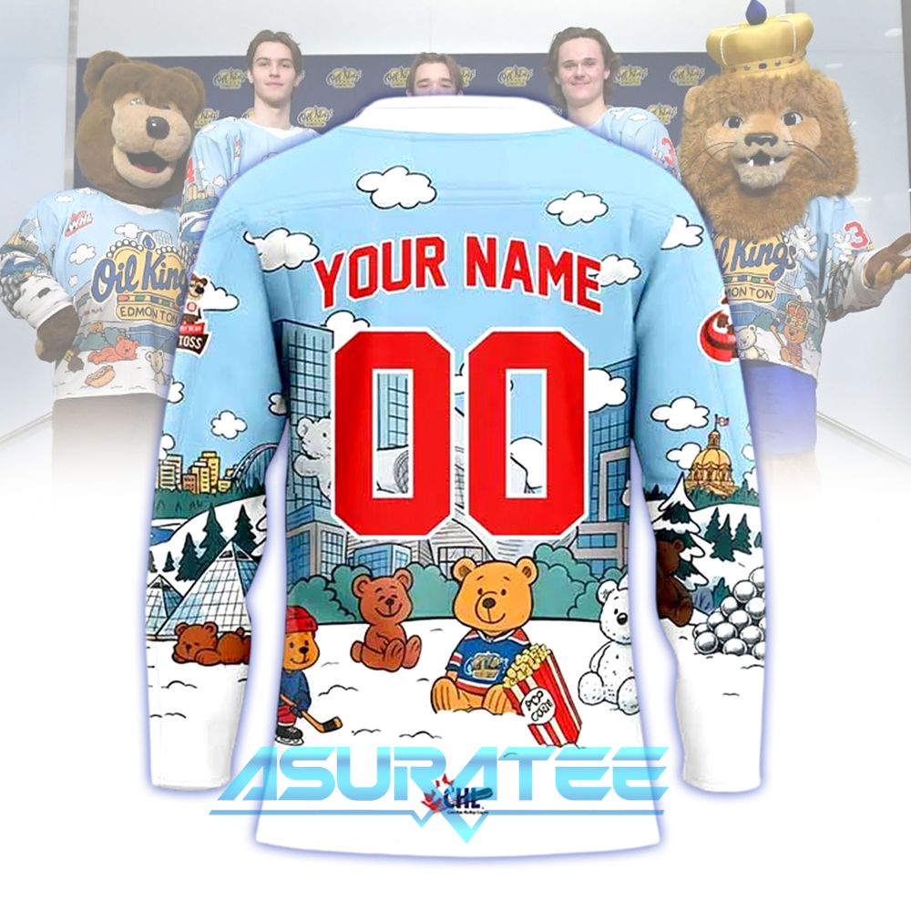 Edmonton Oil Kings Turn Stuffies Loose on City for Teddy Bear Toss Jerseys
