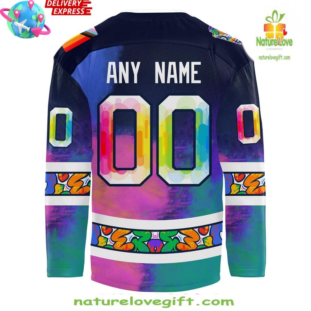 Edmonton Oilers 2026 Pride Jersey NHL Hockey Fan Apparel