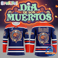 Edmonton Oilers Our Inaugural Dia De Los Muertos Day Of The Dead Hockey Jersey