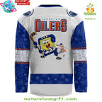 Edmonton Oilers Spongebob Hockey Jersey 25th Anniversary Special