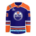 Edmonton Oilers x Ryan Nugent-Hopkins 1000th NHL Hockey Jersey