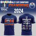 Edmonton Stanley Cup Champions 2024 3D T Shirt