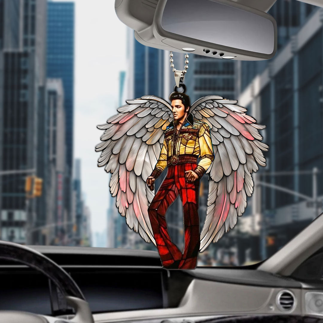 Elvis Presley Custom Shape 2-sided Acrylic Car Ornament – GNE 1908