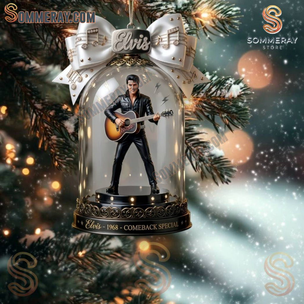 Elvis King Of Rock ‘n’ Roll Ornament