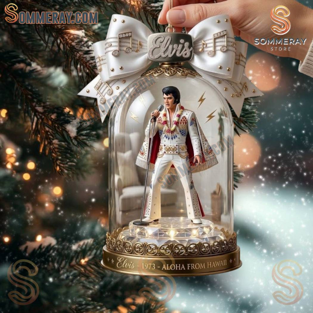 Elvis King Of Rock ‘n’ Roll Ornament