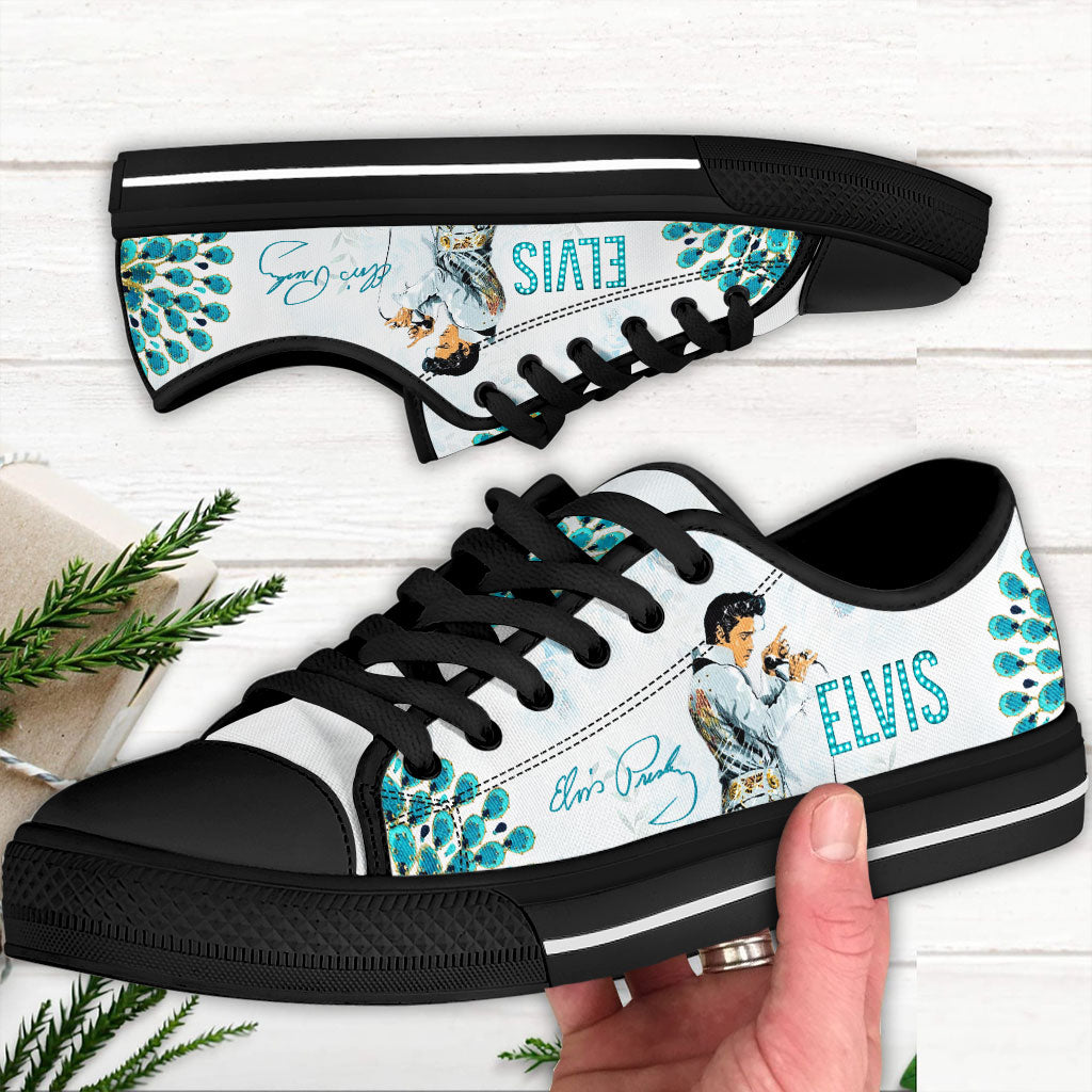 Elvis Presley Low Top Canvas Shoes – VANDH 2676
