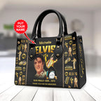 Personalized Elvis Presley Leather HandBag – VANDH 2073
